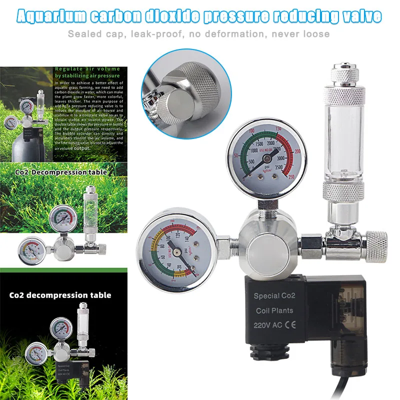 Co2 Aquarium Regulator Carbon Dioxide Reducing Valves Durable Safe for Fish Tank B1
Co2 Aquarium Regulator Carbon Dioxide Reducing Valves Durable Safe for Fish Tank B1