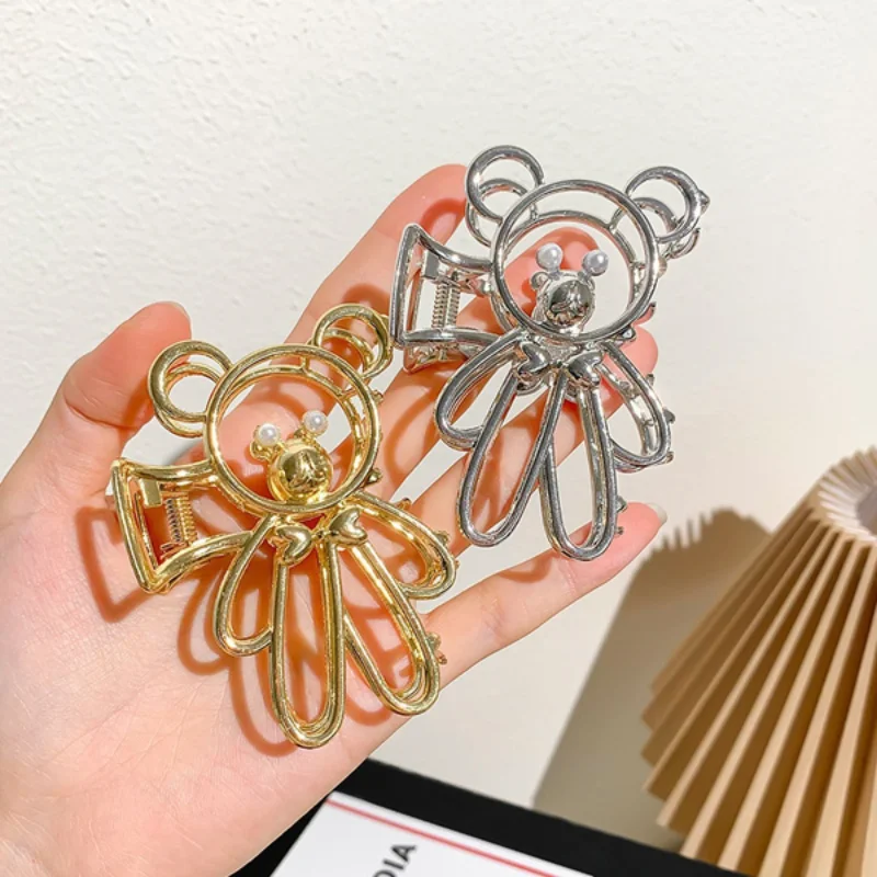 Woman Novelty Bear Hairpins Cartoon Metal Bear Silver Gold Hair Claws Barrettes Women Girls Hair Accessories Hair Clips Hairgrip
Woman Novelty Bear Hairpins Cartoon Metal Bear Silver Gold Hair Claws Barrettes Women Girls Hair Accessories Hair Clips Hairgrip