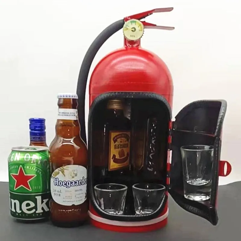 Fire Extinguisher Mini Bar Novelty Liquor Wine Storage Boxes Creative Fire Extinguisher Shape Wine Storage System
Fire Extinguisher Mini Bar Novelty Liquor Wine Storage Boxes Creative Fire Extinguisher Shape Wine Storage System