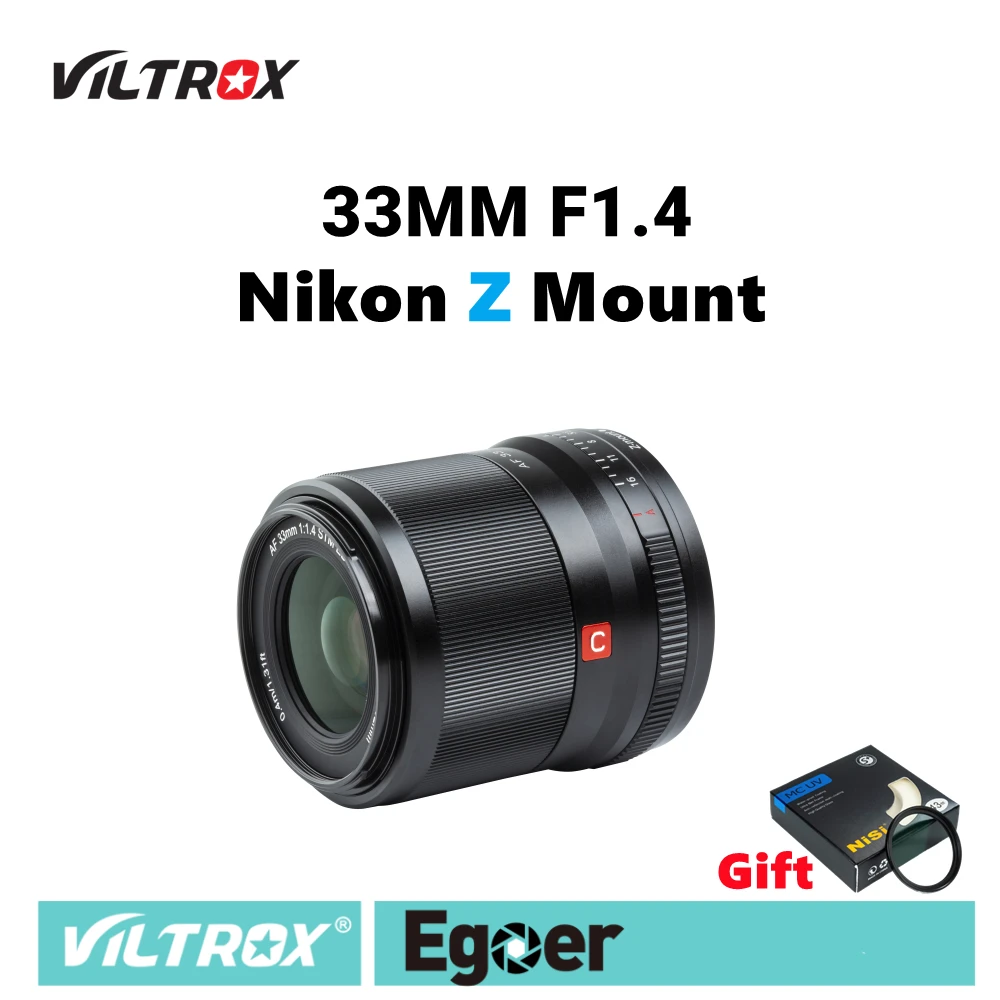 Viltrox 33 мм f1.4 объектив с автофокусом для камер Nikon Z Mount ZFC Z6II Z7II Z5 Z6 Z7 Z50
Viltrox 33 мм f1.4 объектив с автофокусом для камер Nikon Z Mount ZFC Z6II Z7II Z5 Z6 Z7 Z50
