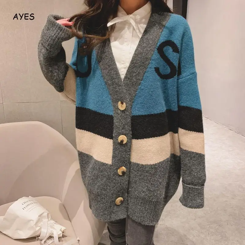 Autumn Long Cardigan Sweater Female 2019 Fashion Long Sleeve School Girl Knitted Sweater Jacket Top Women Oversize Sweater Coat
Autumn Long Cardigan Sweater Female 2019 Fashion Long Sleeve School Girl Knitted Sweater Jacket Top Women Oversize Sweater Coat