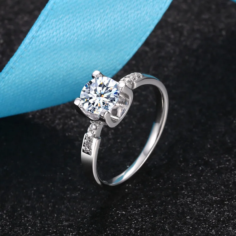 Classic 925 Sterling Silver Moissanite Ring 1ct IJ color Lab Diamond jewelry Simple style Anniversary Ring
Classic 925 Sterling Silver Moissanite Ring 1ct IJ color Lab Diamond jewelry Simple style Anniversary Ring