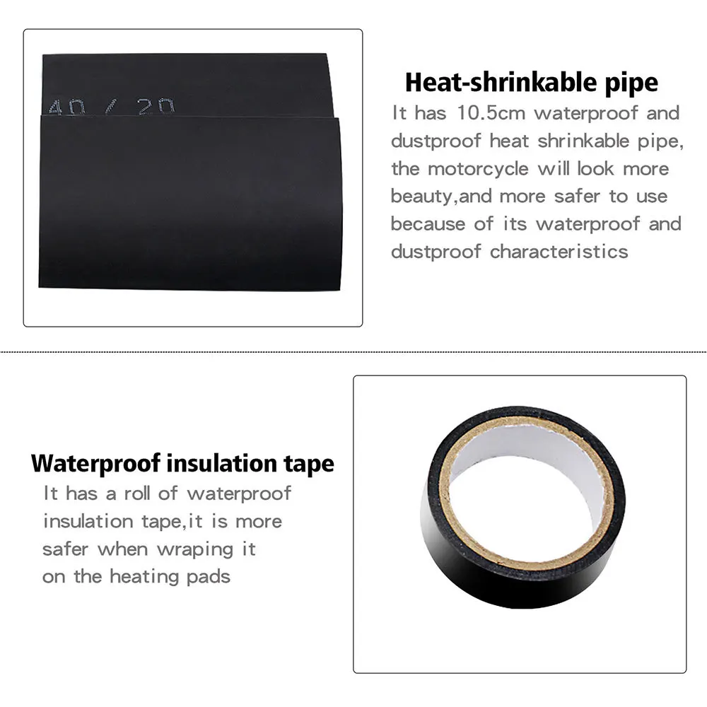 Universal 12V Motorcycle Handlebar Heated Pad Set 10 Seconds Speed Heat Intelligent Temperature Control Three-speed Electric Hot
Universal 12V Motorcycle Handlebar Heated Pad Set 10 Seconds Speed Heat Intelligent Temperature Control Three-speed Electric Hot