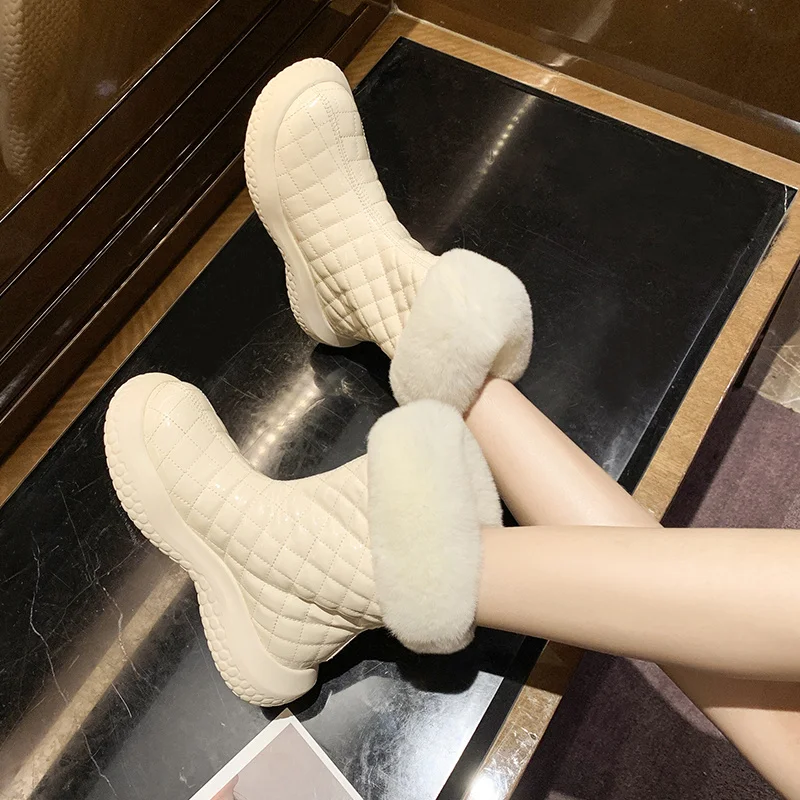 Теплые женские зимние ботинки с мехом, уличные Нескользящие женские зимние ботинки на нескользящей подошве, модные мягкие женские ботильон... 
Теплые женские зимние ботинки с мехом, уличные Нескользящие женские зимние ботинки на нескользящей подошве, модные мягкие женские ботильон...