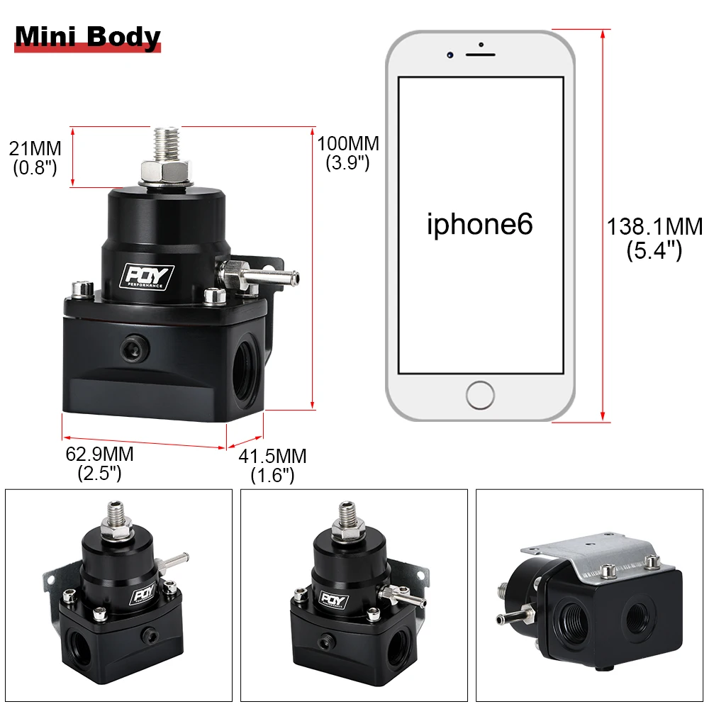 AN8 high pressure fuel regulator w/ boost - 8AN 8/8/6 EFI Fuel Pressure Regulator with gauge PQY7855
AN8 high pressure fuel regulator w/ boost - 8AN 8/8/6 EFI Fuel Pressure Regulator with gauge PQY7855