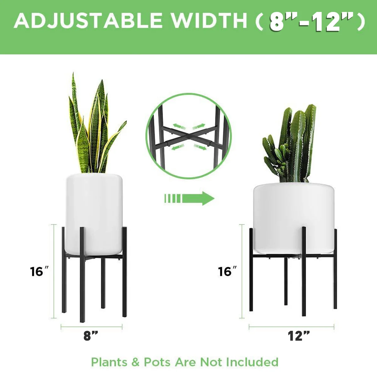 Adjustable Plant Stand Planter Holder Fleshy Plants Flowerpot Wrought Iron Simple Iron Frame Flower Water Pot Green Planter
Adjustable Plant Stand Planter Holder Fleshy Plants Flowerpot Wrought Iron Simple Iron Frame Flower Water Pot Green Planter