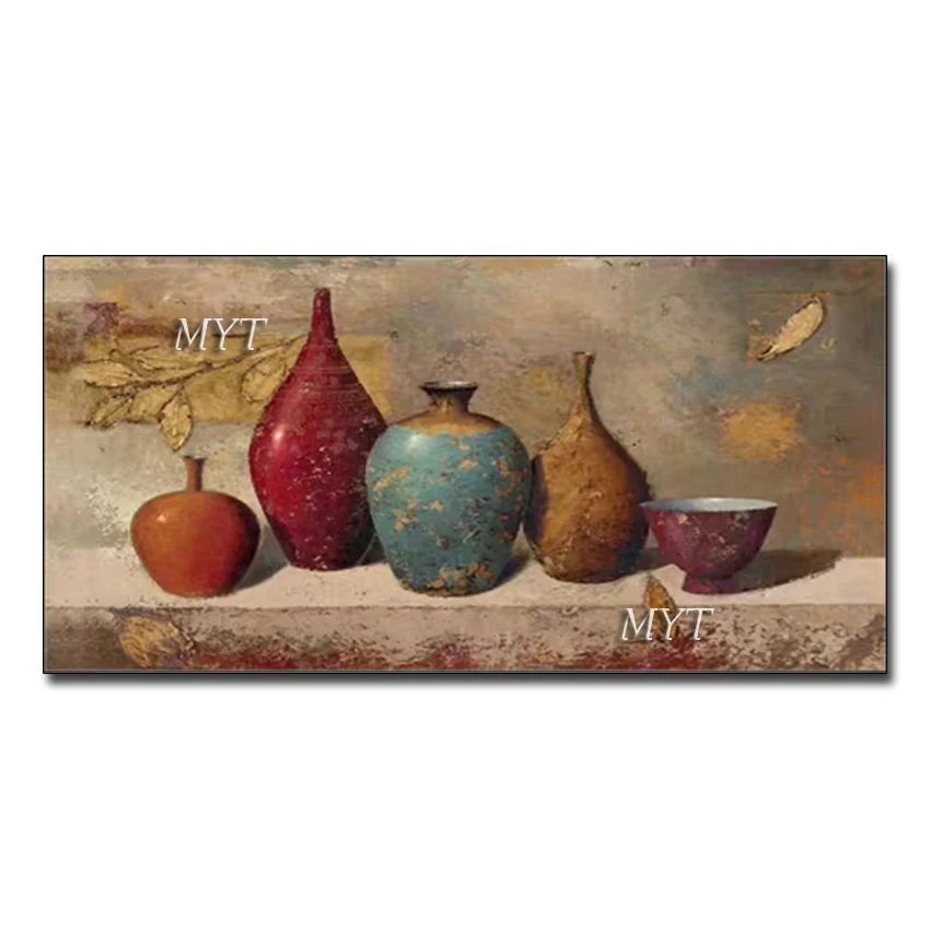 Vase Design Handmade Abstract 100% Handpainted Oil Painting on Canvas Wall Art Picture for Living Room Bedroom Decor 
Vase Design Handmade Abstract 100% Handpainted Oil Painting on Canvas Wall Art Picture for Living Room Bedroom Decor