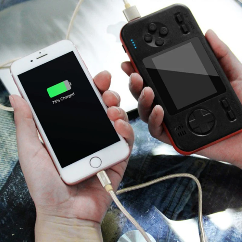 2in1 8000mAh Power Bank Game Console Buil-in 416 Game Handheld Console Games
2in1 8000mAh Power Bank Game Console Buil-in 416 Game Handheld Console Games