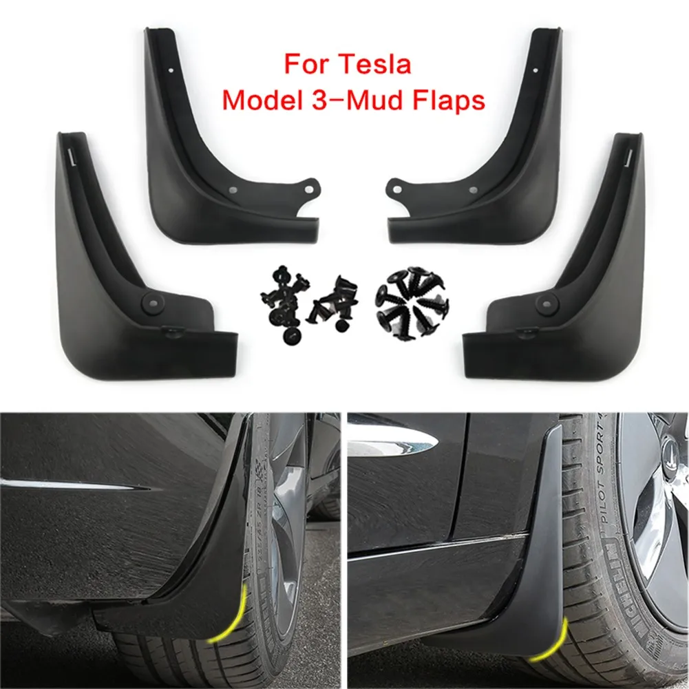 4PCS For Tesla Model 3 Mud Flaps Guard Fender 2021 Front Rear Wheel Mudguard Splash Guards Carbon Fiber ABS Accessories
4PCS For Tesla Model 3 Mud Flaps Guard Fender 2021 Front Rear Wheel Mudguard Splash Guards Carbon Fiber ABS Accessories