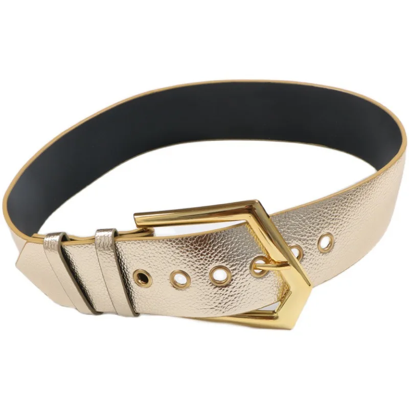 2021 new female irregular metal buckle PU leather lychee pattern decoration with woolen wool overcoat waistband seal belt
2021 new female irregular metal buckle PU leather lychee pattern decoration with woolen wool overcoat waistband seal belt