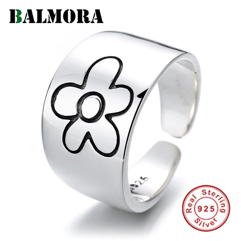 BALMORA 100% Серебро 925 пробы милый цветок широкое кольцо для женщин Девушка влюбленная Ретро панк скульптура Открытое кольцо массивное кольцо ю...
BALMORA 100% Серебро 925 пробы милый цветок широкое кольцо для женщин Девушка влюбленная Ретро панк скульптура Открытое кольцо массивное кольцо ю...