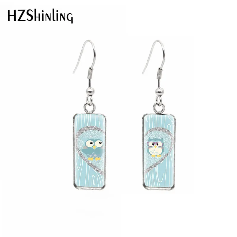 HZshinling Cartoon Mini Owls Rectangle Hook Earrings Stainless Steel Glass Pendants Ear Accessories
HZshinling Cartoon Mini Owls Rectangle Hook Earrings Stainless Steel Glass Pendants Ear Accessories