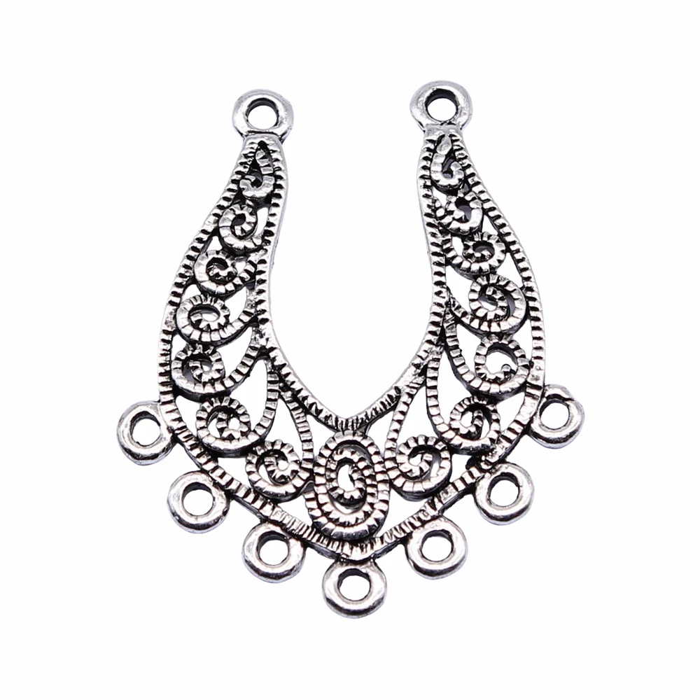 WYSIWYG 4pcs 36x30mm Antique Silver Color Earring Connector For Jewelry Making DIY Jewelry Findings
WYSIWYG 4pcs 36x30mm Antique Silver Color Earring Connector For Jewelry Making DIY Jewelry Findings