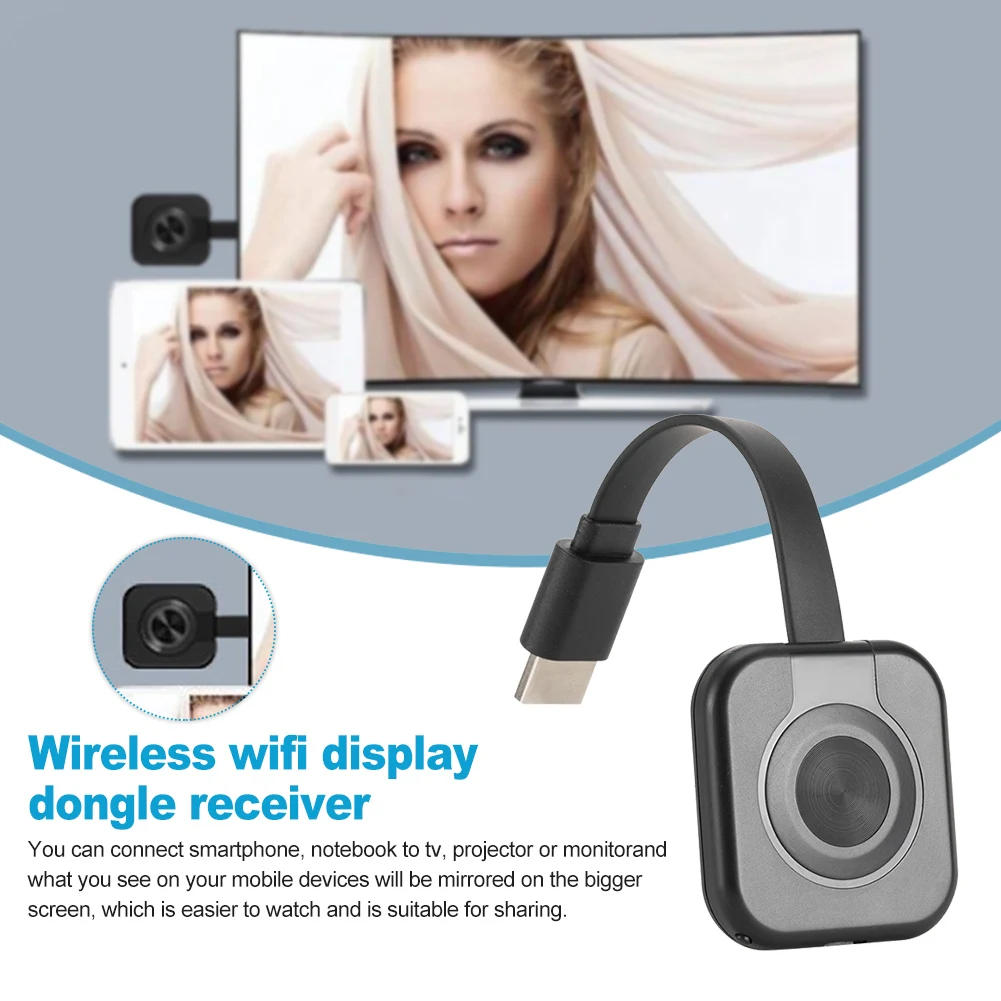 1080P Dongle Receiver Monitor ABS TV Stick Projector Streaming Video Indoor Wifi Wireless Display Adapter High-definition 4K
1080P Dongle Receiver Monitor ABS TV Stick Projector Streaming Video Indoor Wifi Wireless Display Adapter High-definition 4K
