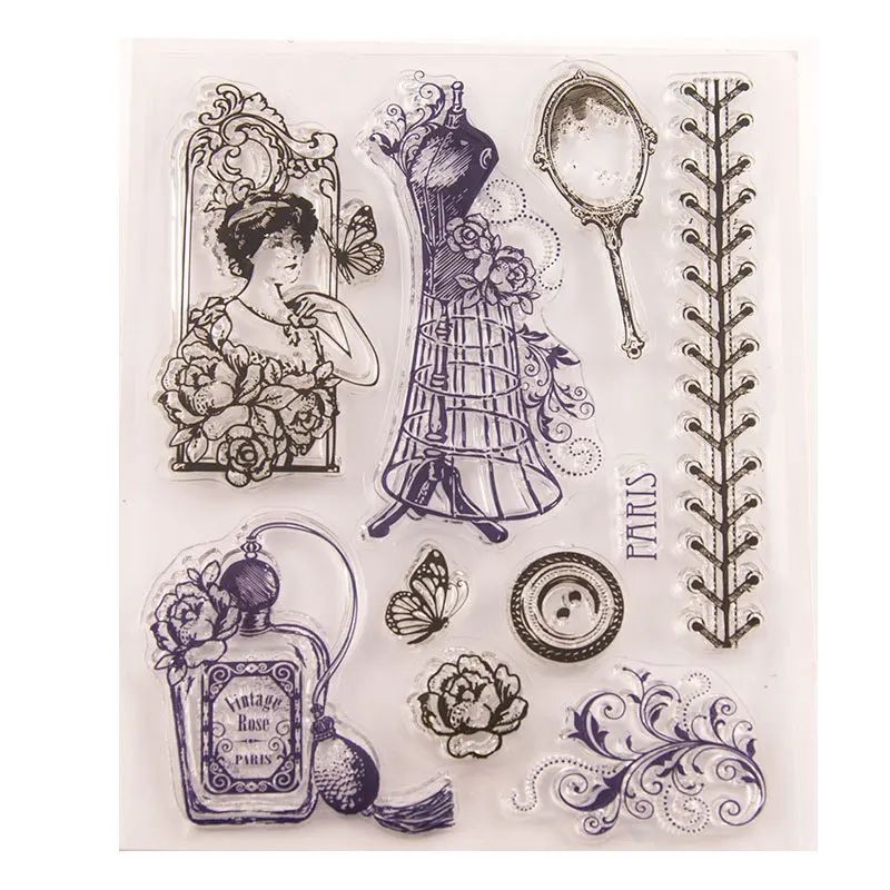Vintage Clear Stamp For Scrapbooking Transparent Stamps Silicone Rubber DIY Photo Album Decor Arts Crafts
Vintage Clear Stamp For Scrapbooking Transparent Stamps Silicone Rubber DIY Photo Album Decor Arts Crafts