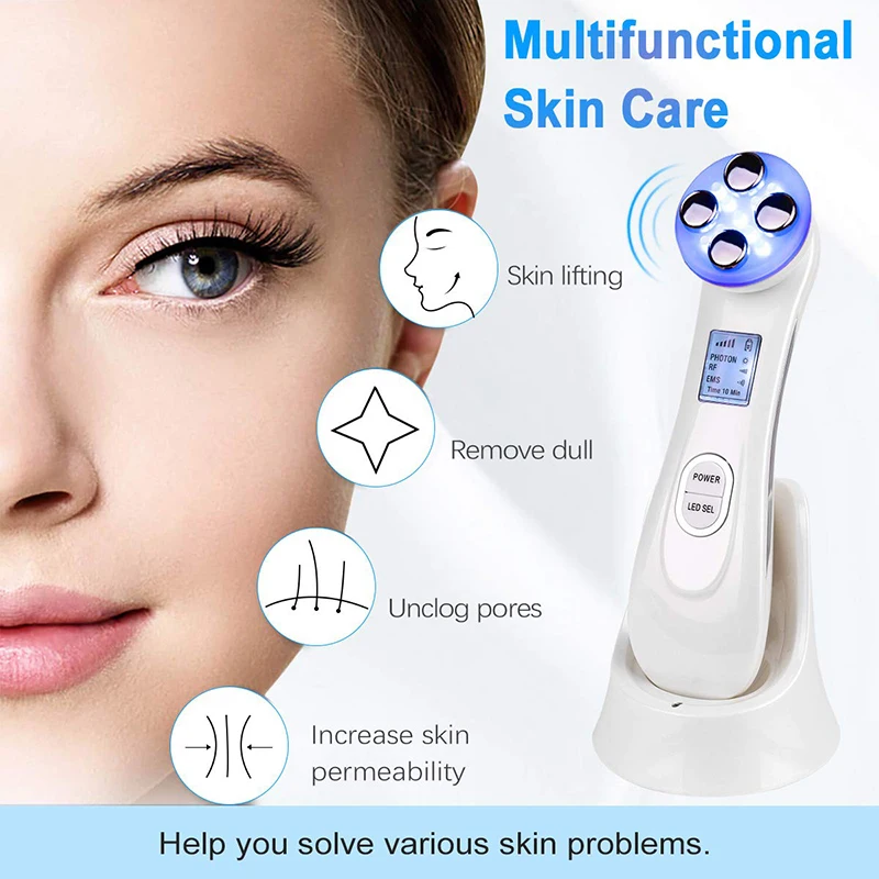 Beauty Care Pen 5 in1 RF Frequency EMS Radio Mesotherapy Rejuvenation LED Show Face Skin Remover Wrinkle Device
Beauty Care Pen 5 in1 RF Frequency EMS Radio Mesotherapy Rejuvenation LED Show Face Skin Remover Wrinkle Device