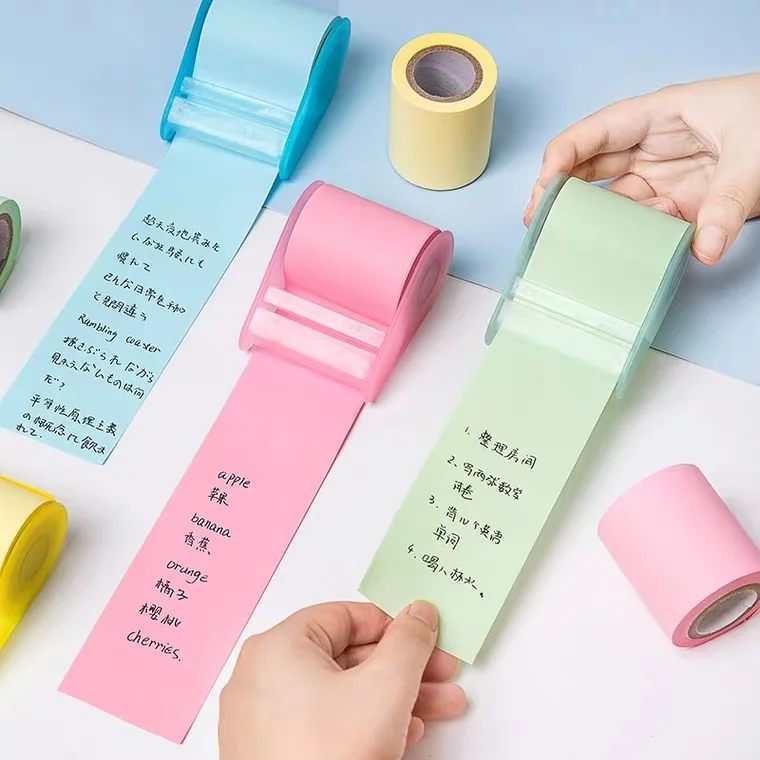Kawaii Sticky Notes Set Refillable Adhesive Paper 8m Length Post it School Supplies Memo Pad for Notebook Stationery Sticker
Kawaii Sticky Notes Set Refillable Adhesive Paper 8m Length Post it School Supplies Memo Pad for Notebook Stationery Sticker