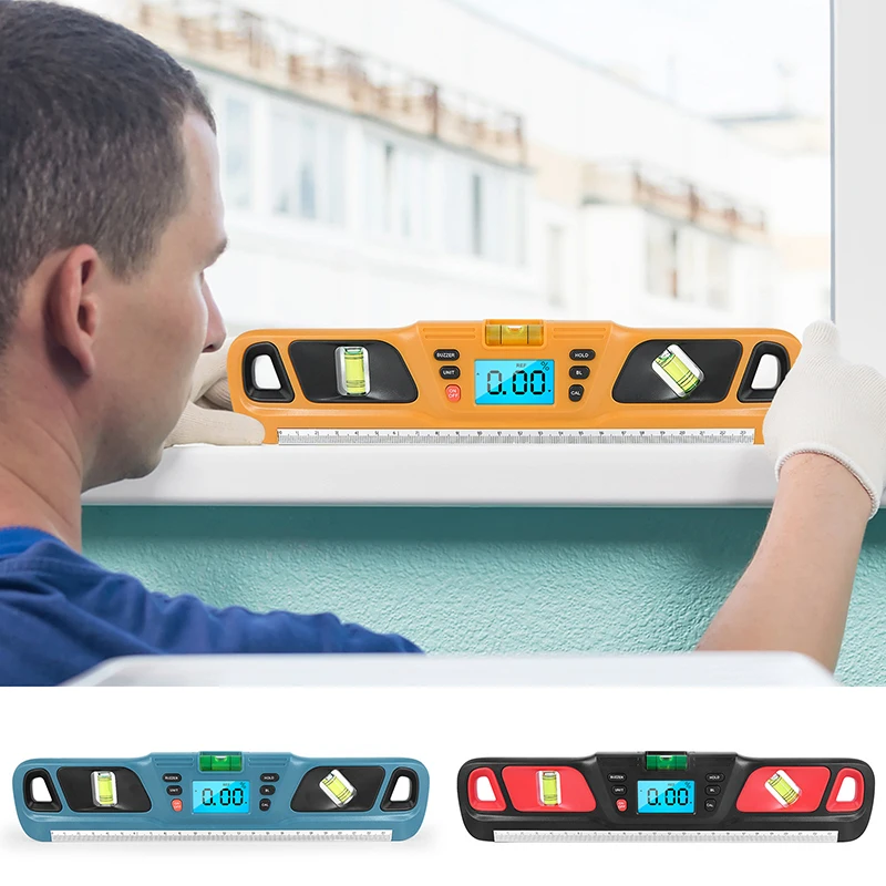 Goniometer Electronic Digital Level Inclinometer LED Display Measuring Construction Tools Instrument Magnetic Base Level HW-200
Goniometer Electronic Digital Level Inclinometer LED Display Measuring Construction Tools Instrument Magnetic Base Level HW-200