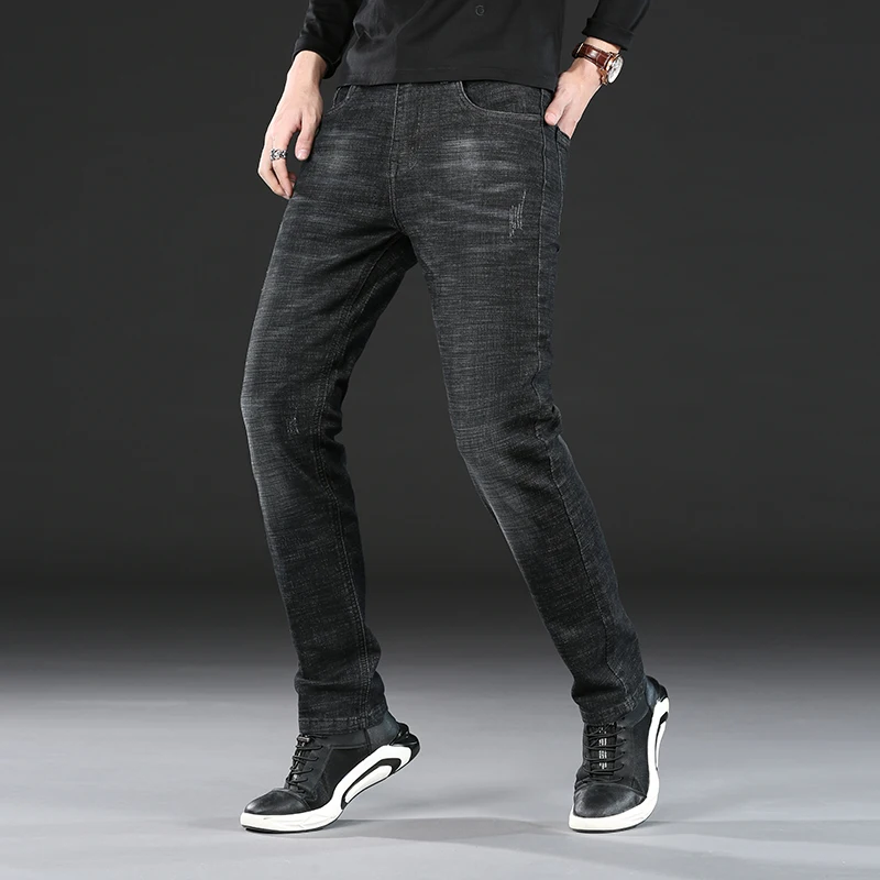 Business Casual Straight trousers High Quality black Straight trousers Jeans Men Original Brand Jeans Denim Trousers Mens Jeans
Business Casual Straight trousers High Quality black Straight trousers Jeans Men Original Brand Jeans Denim Trousers Mens Jeans