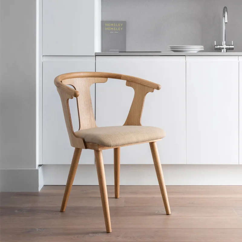 Nordic Solid Wood Dining Chairs Home Bedroom Apartment Designer Dressing Chair Simple Cafe Restaurant Hotel Backrest Armchair
Nordic Solid Wood Dining Chairs Home Bedroom Apartment Designer Dressing Chair Simple Cafe Restaurant Hotel Backrest Armchair