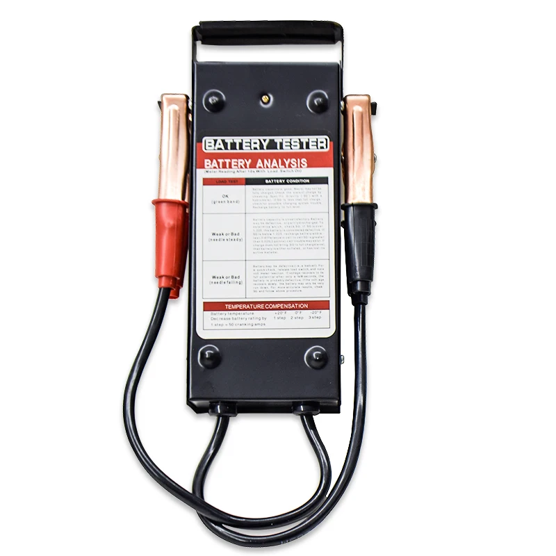 Portable Analyze Metal Pointer Indicator Light 6V 12V Battery Load Tester Durable Tool Motorcycle 100 Amp Car Truck
Portable Analyze Metal Pointer Indicator Light 6V 12V Battery Load Tester Durable Tool Motorcycle 100 Amp Car Truck