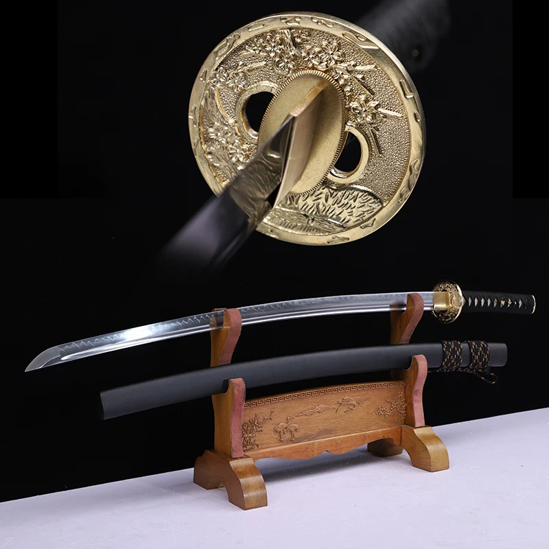 Japanese Katanas 1095 Steel Blade Clay Tempered Razor Sharp Full Tang Warrior Swords Handmade Catana
Japanese Katanas 1095 Steel Blade Clay Tempered Razor Sharp Full Tang Warrior Swords Handmade Catana