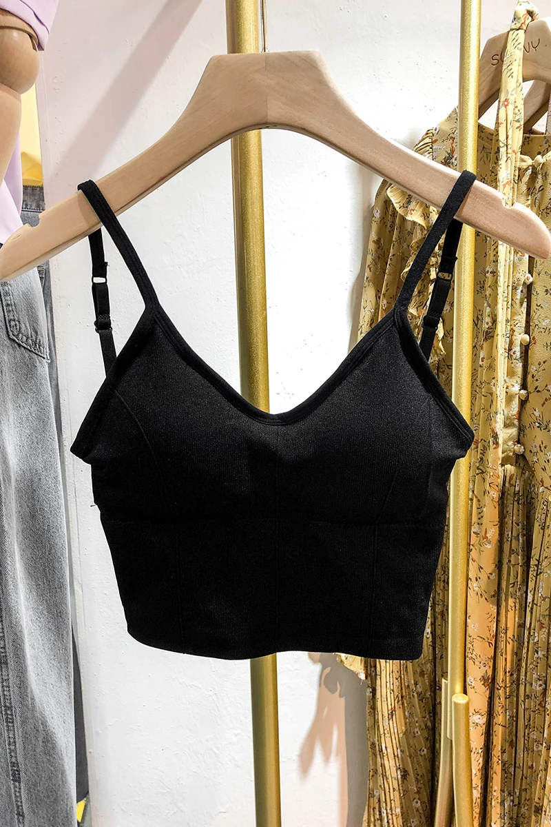 2021 Spring Summer No Steel Ring Bottoming Shirt Gathered Tube Top Sling Small Vest U-shaped Backless Sleeveless Top Women
2021 Spring Summer No Steel Ring Bottoming Shirt Gathered Tube Top Sling Small Vest U-shaped Backless Sleeveless Top Women
