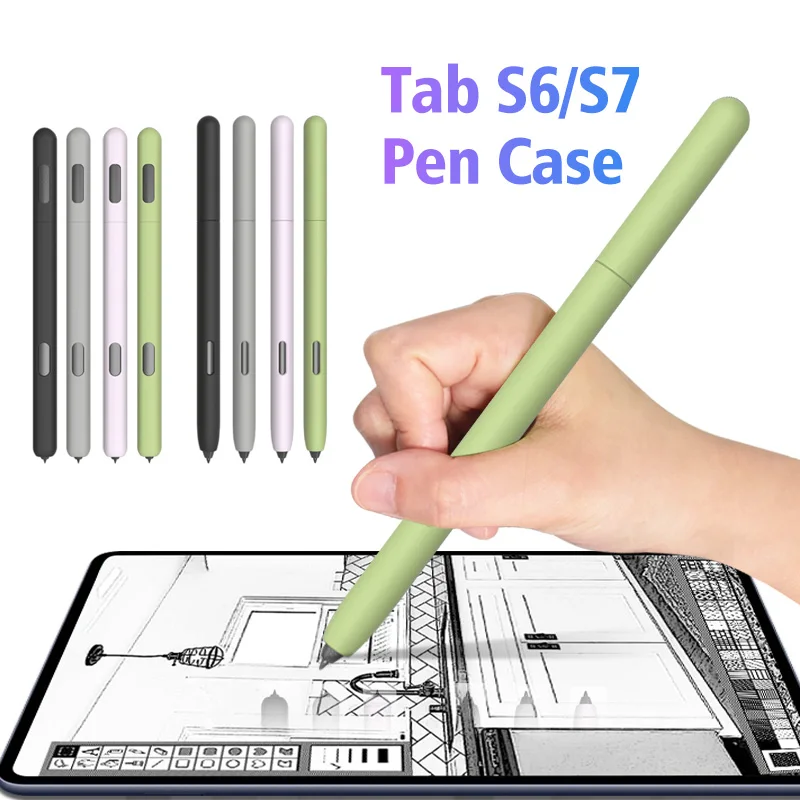 ANMONE Stylus Pen Pencil Case For Samsung Galaxy Tab S6 S7 Pen Cover Cute Cartoon Tablet Silicone Solid Color Pencil Case Cover
ANMONE Stylus Pen Pencil Case For Samsung Galaxy Tab S6 S7 Pen Cover Cute Cartoon Tablet Silicone Solid Color Pencil Case Cover