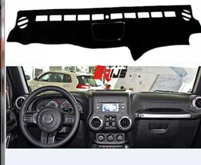 J369 Black Dashboard Cover Dash Mat for Jeep JK 2007-2017 Car Accessories LANTSUN
J369 Black Dashboard Cover Dash Mat for Jeep JK 2007-2017 Car Accessories LANTSUN