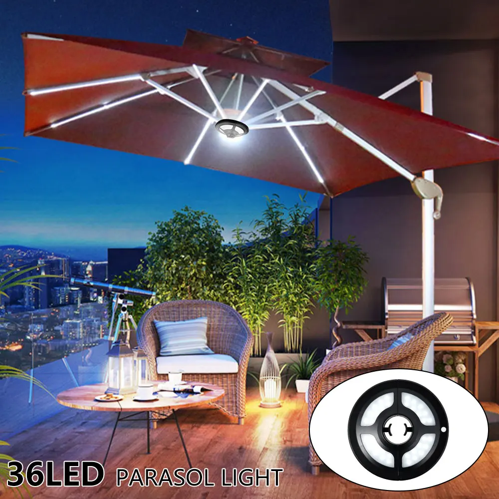 2.5W LED Patio Umbrella Parasol Light Cordless Camping Tent Pole Night Emergency Lamp Garden Outdoor Campsite Night Light
2.5W LED Patio Umbrella Parasol Light Cordless Camping Tent Pole Night Emergency Lamp Garden Outdoor Campsite Night Light