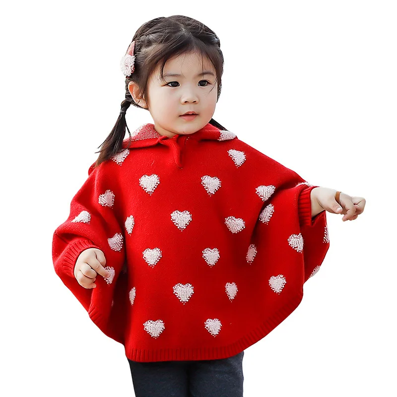 New Arrivel Autumn Girls Cloak Sweater Spring Knitted Coat For Girls Pink And Red Children Hooded Clothes For 0-5 Years Old
New Arrivel Autumn Girls Cloak Sweater Spring Knitted Coat For Girls Pink And Red Children Hooded Clothes For 0-5 Years Old