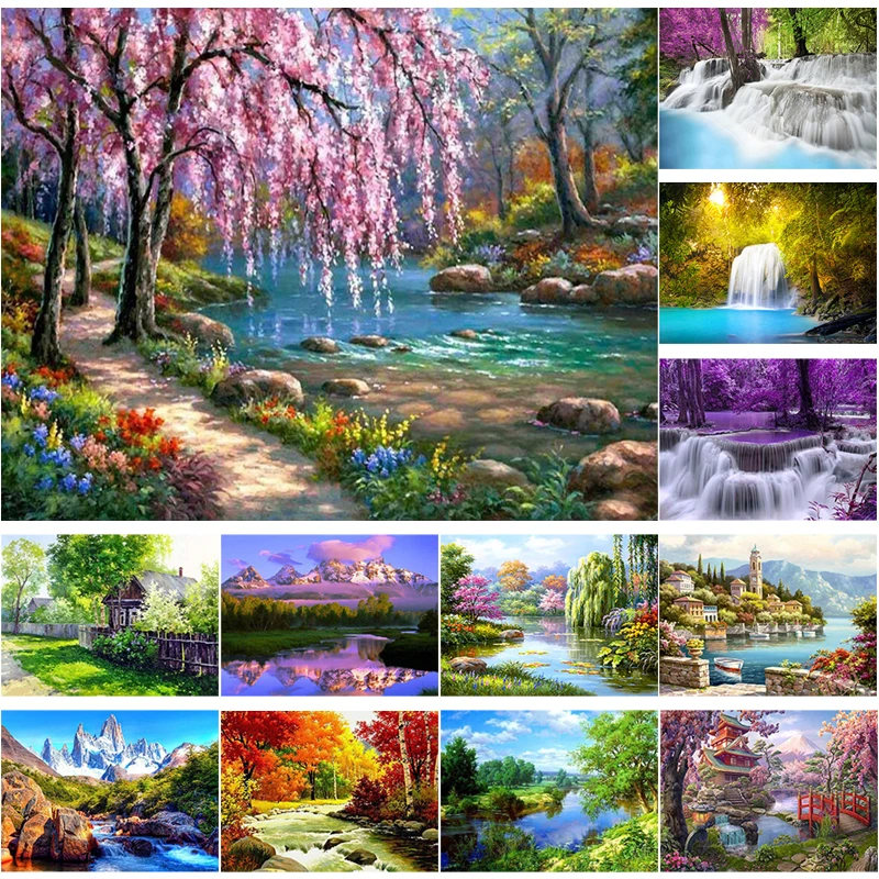 DIY 5D Diamond Painting Full Drill Mosaic Landscape Set For Embroidery Cross Stitch Kit Handmade Art On The Wall
DIY 5D Diamond Painting Full Drill Mosaic Landscape Set For Embroidery Cross Stitch Kit Handmade Art On The Wall