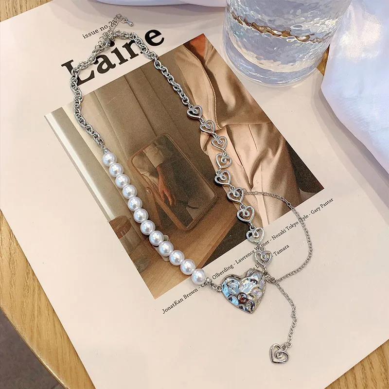 12pcs/lot Pearl Necklace Personality All-match Pendant Clavicle Chain Short Necklace Hair Accessories for Women Headwear
12pcs/lot Pearl Necklace Personality All-match Pendant Clavicle Chain Short Necklace Hair Accessories for Women Headwear