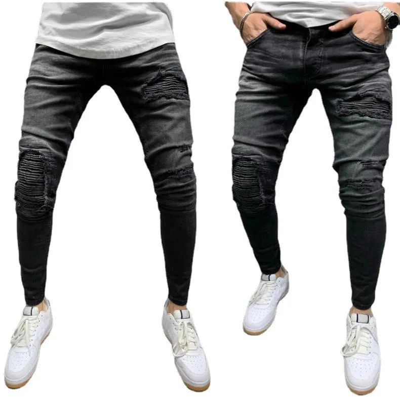 The locomotive Jeans Trousers Men Pencil pants Men's Skinny Stretch Denim Pants Distressed Ripped Freyed Slim Fit Fashion
The locomotive Jeans Trousers Men Pencil pants Men's Skinny Stretch Denim Pants Distressed Ripped Freyed Slim Fit Fashion