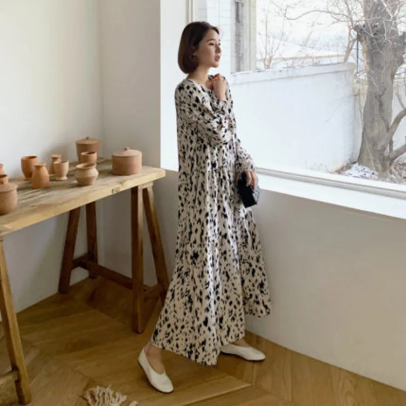 LANMREM Women's New Dress Long Sleeve Print Floral Round Neck Dresses Temperament Loose Fit Fashion Tide Summer 2021 2P045
LANMREM Women's New Dress Long Sleeve Print Floral Round Neck Dresses Temperament Loose Fit Fashion Tide Summer 2021 2P045
