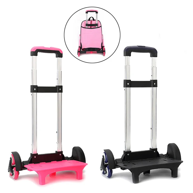 6 Wheels Expandable Aluminum Alloy Pull Rod Portable Cart Kid Trolley For Backpack School Bag Children Luggage Bag Roll Cart
6 Wheels Expandable Aluminum Alloy Pull Rod Portable Cart Kid Trolley For Backpack School Bag Children Luggage Bag Roll Cart