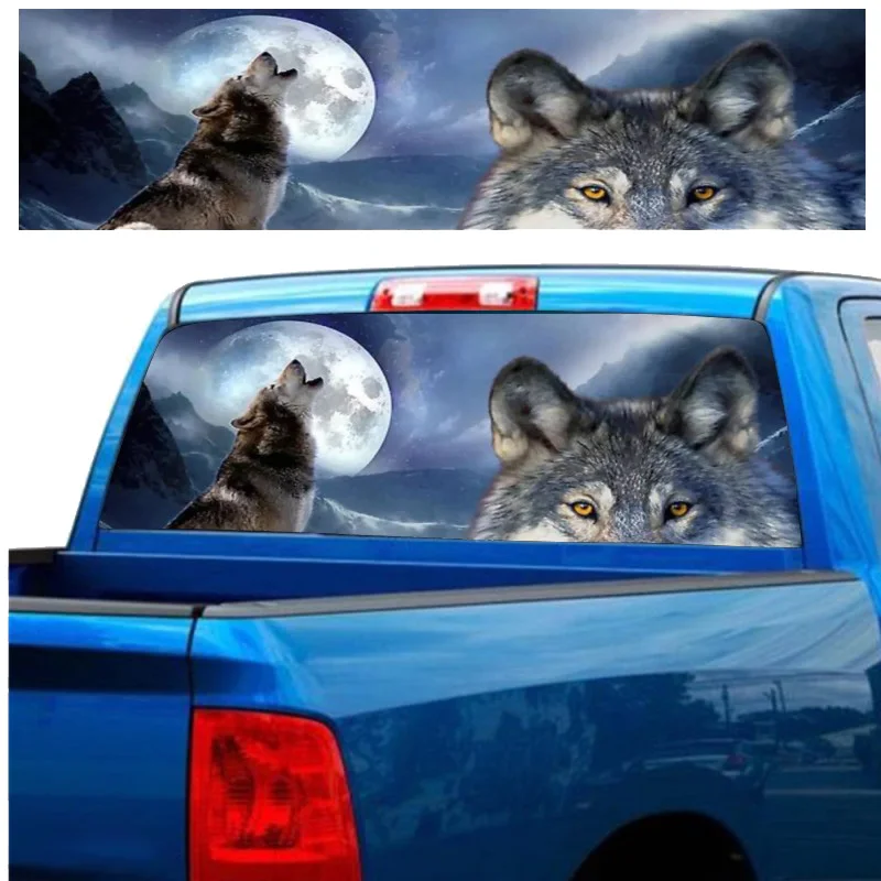 Wolf for Truck Jeep Suv Pickup 3D Rear Windshield Decal Sticker Decal Rear Window Glass Poster 168 x 74CM
Wolf for Truck Jeep Suv Pickup 3D Rear Windshield Decal Sticker Decal Rear Window Glass Poster 168 x 74CM