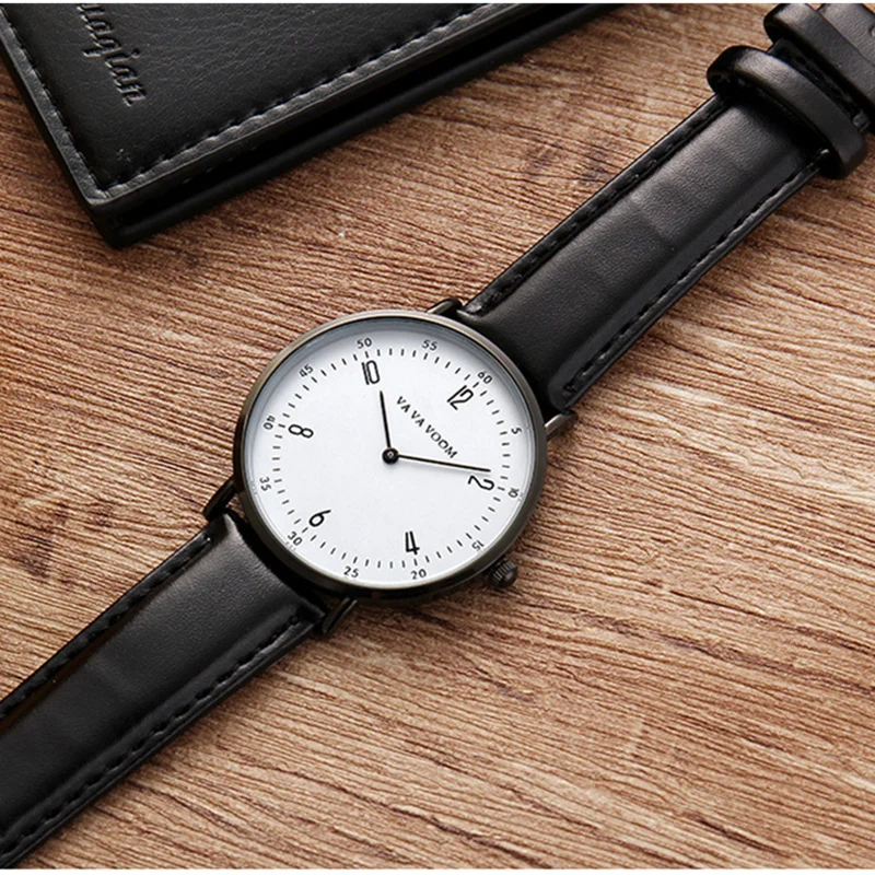 VA VA VOOM brand 2020 new business watch fashion quartz watches casual men's clock leather strap life waterproof reloj hombre 
VA VA VOOM brand 2020 new business watch fashion quartz watches casual men's clock leather strap life waterproof reloj hombre