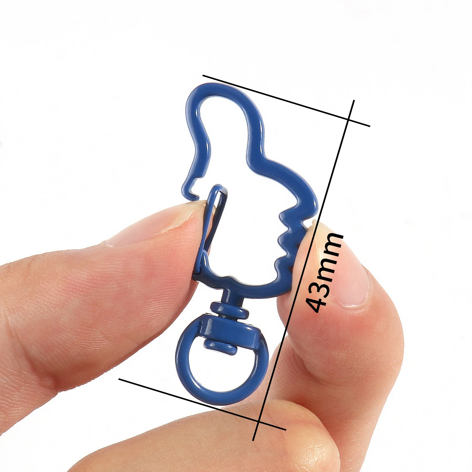 5pcs Finger shape Keychains Lobster Clasps Hooks Key Chain Key Rings for DIY Trinkets Pom Pom Keychain Jewelry Findings 3*43mm
5pcs Finger shape Keychains Lobster Clasps Hooks Key Chain Key Rings for DIY Trinkets Pom Pom Keychain Jewelry Findings 3*43mm