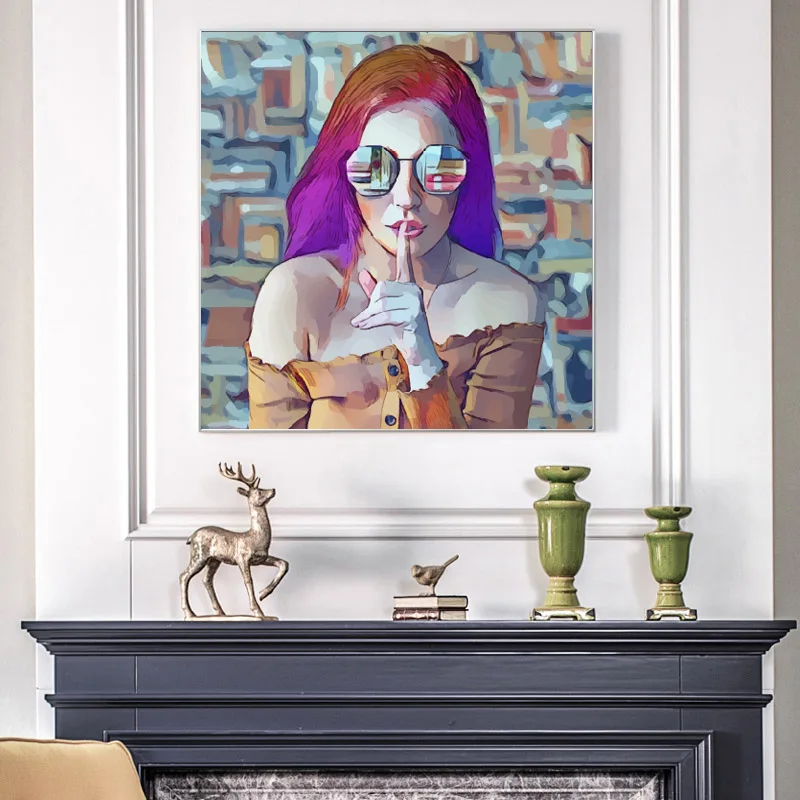 Modern Abstract Colorful Woman Poster Wall Art Canvas Painting Portrait Picture HD Print For Girls Bedroom Decoration Cuadros
Modern Abstract Colorful Woman Poster Wall Art Canvas Painting Portrait Picture HD Print For Girls Bedroom Decoration Cuadros