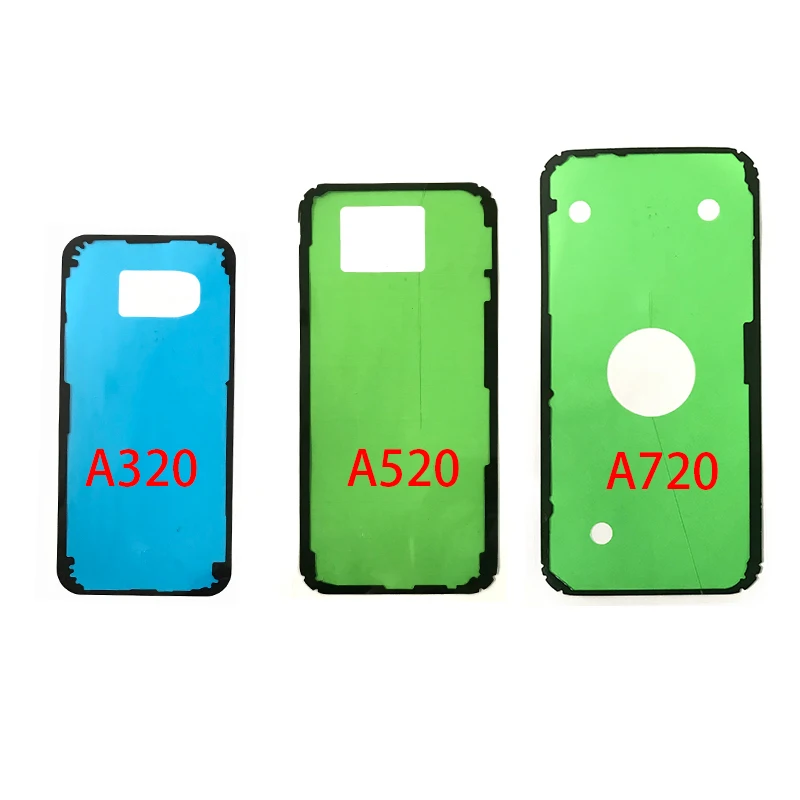 2 шт. клейкая наклейка на заднюю панель из стекла для Samsung A50 A505 A3 A5 A7 2017 A320 A520 A720 / A8