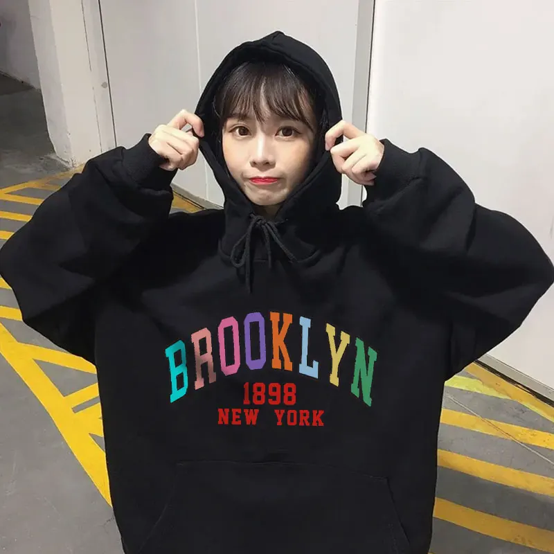 Новинка, зимний Женский свитшот с принтом Brooklyn, симпатичный утепленный Свитшот унисекс, худи без отделки, женские топы
Новинка, зимний Женский свитшот с принтом Brooklyn, симпатичный утепленный Свитшот унисекс, худи без отделки, женские топы