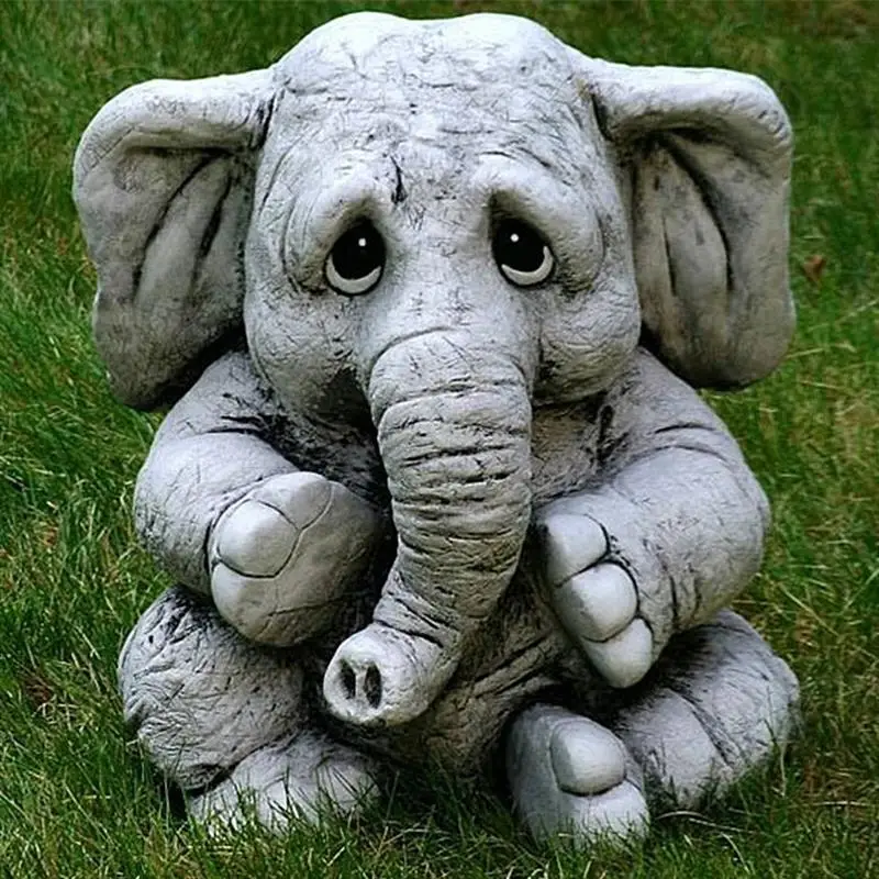 Creative Lucky Elephant Statue Collectible Figurines for Indoor Outdoor Garden Home Decor Accessories Housewarming Gifts
Creative Lucky Elephant Statue Collectible Figurines for Indoor Outdoor Garden Home Decor Accessories Housewarming Gifts