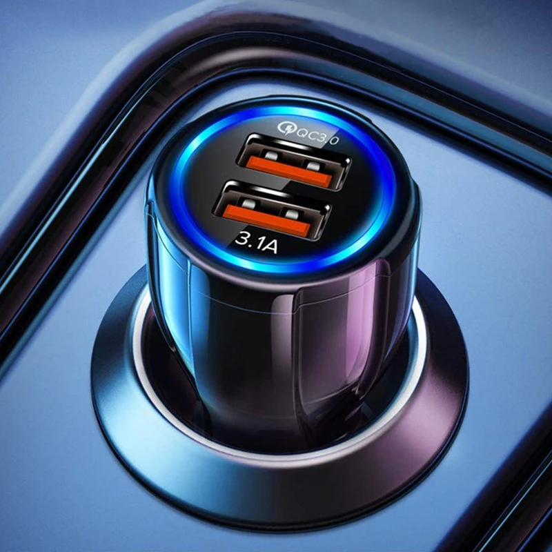 Car USB Quick Charge 3.0 Cigarette Lighter Socket Adapter Dual USB Fast Charge Car Accessories for Iphone DVR Car Accessories
Car USB Quick Charge 3.0 Cigarette Lighter Socket Adapter Dual USB Fast Charge Car Accessories for Iphone DVR Car Accessories