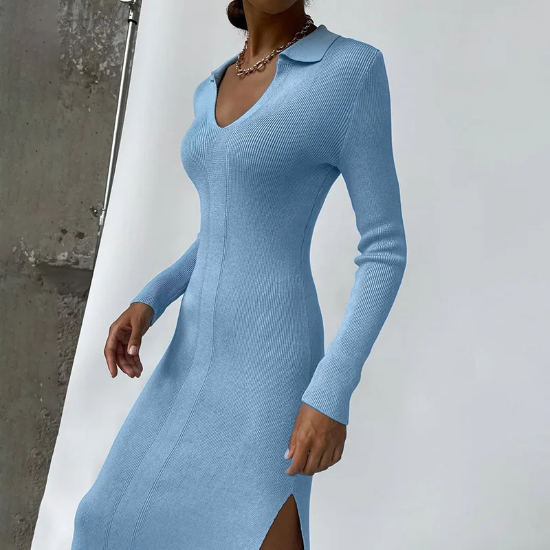 Lady Solid Party Dress Sexy Elegant Long Sleeve Knitted Dress 2022 Fashion Women Side Split Long Dress Dress Women
Lady Solid Party Dress Sexy Elegant Long Sleeve Knitted Dress 2022 Fashion Women Side Split Long Dress Dress Women