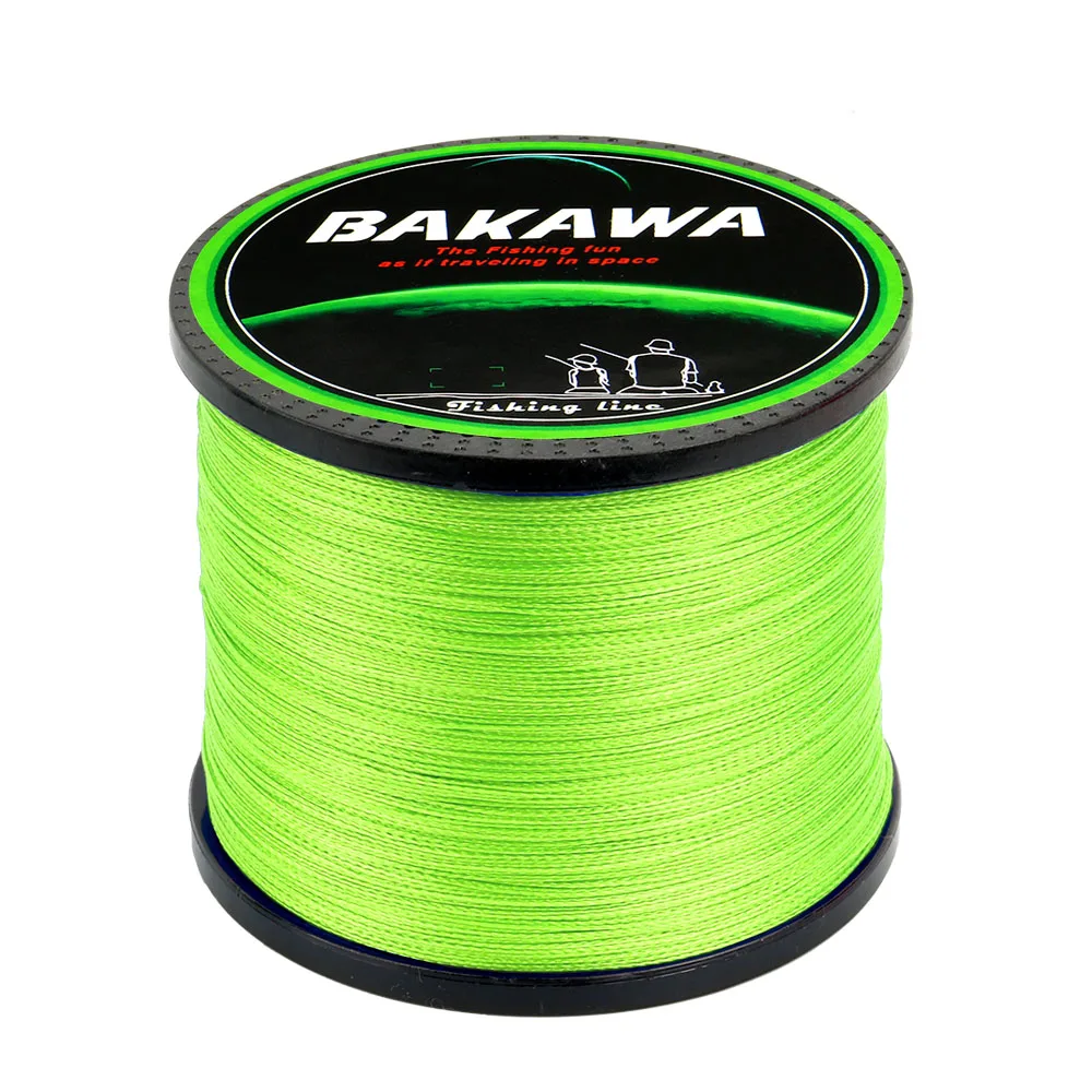 BAKAWA 8 Strands 1000M 500M 300M Braided Fishing Line Multifilament Pesca Carp Super Strong Weave Sea Saltwater Extreme 100% PE
BAKAWA 8 Strands 1000M 500M 300M Braided Fishing Line Multifilament Pesca Carp Super Strong Weave Sea Saltwater Extreme 100% PE