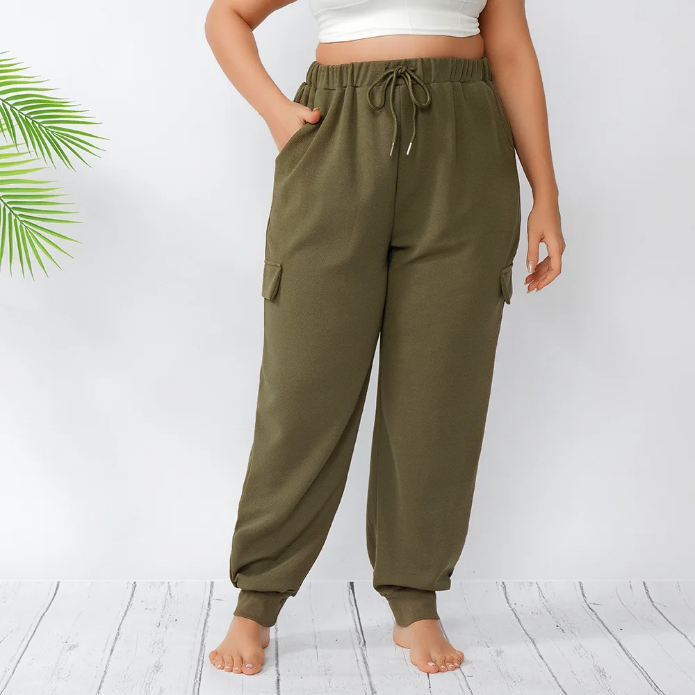 2021 L-4XL New Summer Women Pants Plus Size Female Loose Womens Trousers Oversize Maxi High Waist Women's Harem Pencil Pants
2021 L-4XL New Summer Women Pants Plus Size Female Loose Womens Trousers Oversize Maxi High Waist Women's Harem Pencil Pants
