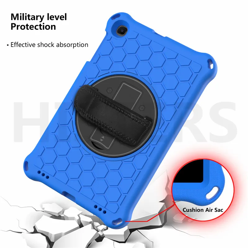 Hand-held Shockproof Cover Case For Samsung Galaxy Tab A 10.1 2019 SM-T510 SM-T515 with Shoulder Strap & Rotative Kickstand
Hand-held Shockproof Cover Case For Samsung Galaxy Tab A 10.1 2019 SM-T510 SM-T515 with Shoulder Strap & Rotative Kickstand