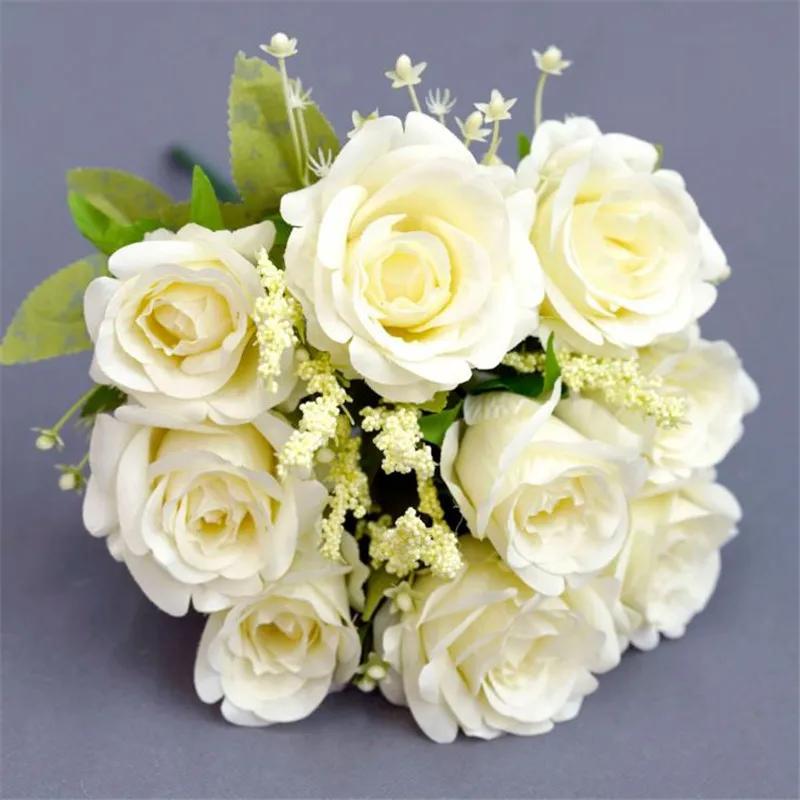 7Pcs Fake Rose (9 heads/bunch) 13.78" Length Simulation Rose Foam Fruit for Home Wedding Decorative Artificial Flower
7Pcs Fake Rose (9 heads/bunch) 13.78" Length Simulation Rose Foam Fruit for Home Wedding Decorative Artificial Flower