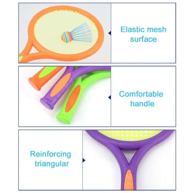 W high voltage network Plastic badminton racket set Outdoor Leisure Activity Toys Children's entertainment
W high voltage network Plastic badminton racket set Outdoor Leisure Activity Toys Children's entertainment